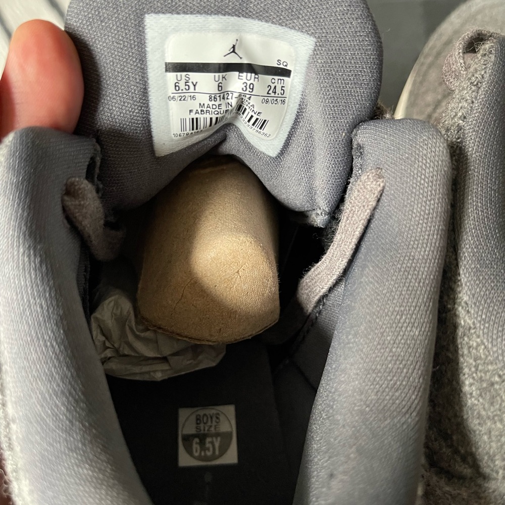 Jordan 3 wool mens 6.5 womens 8 condition 9.9/10 - Picture 6 of 6